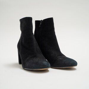 Vince Suede Heeled Ankle Boots